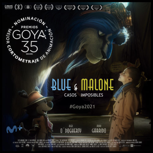 blue y malone nominado premios goya corto de animación